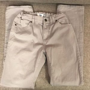 Old Navy Boys Grey Chino Stretch Jeans Size14